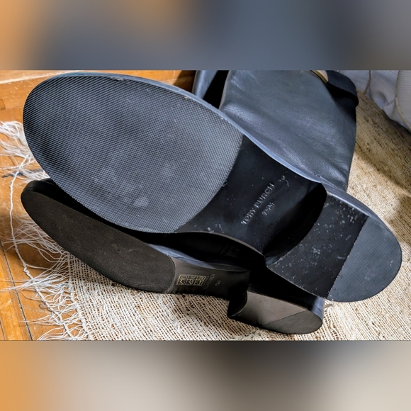 Tory Burch • T Hardware Equestrian Riding Boots Tall Black Leather - Picture 13 of 13